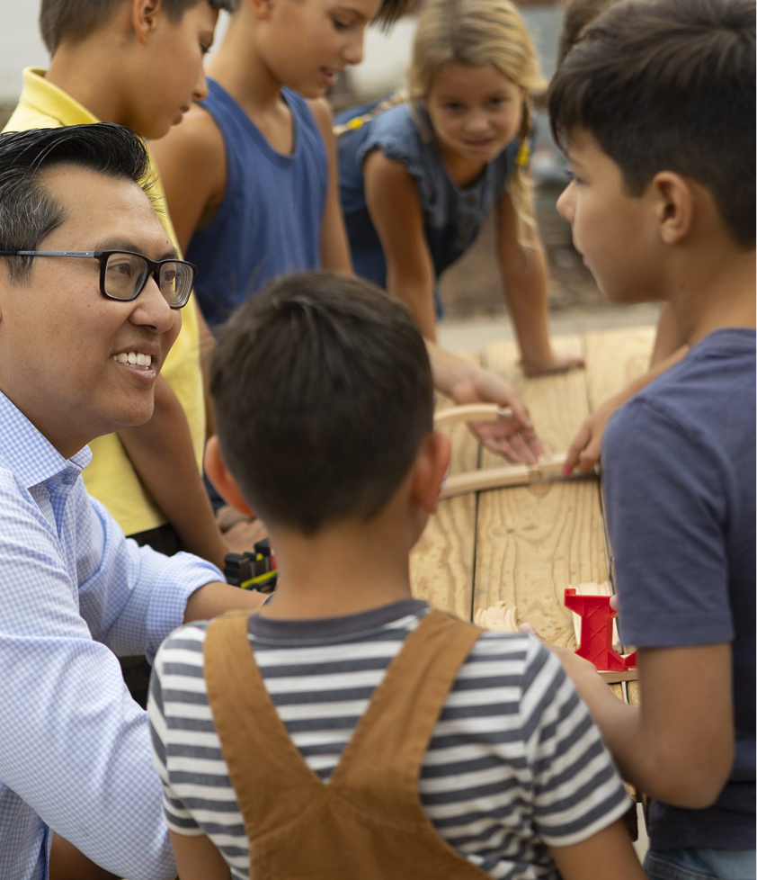 Vince Fong with Community